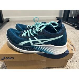 Women's ASICS Magic Speed running shoes blue sz 10